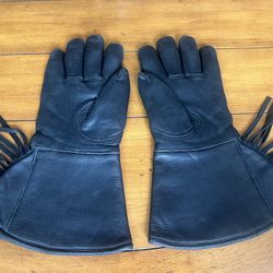 Motorcycle Leather Gloves - Women’s- Small