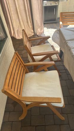 Patio/deck table and chairs - 6 chairs