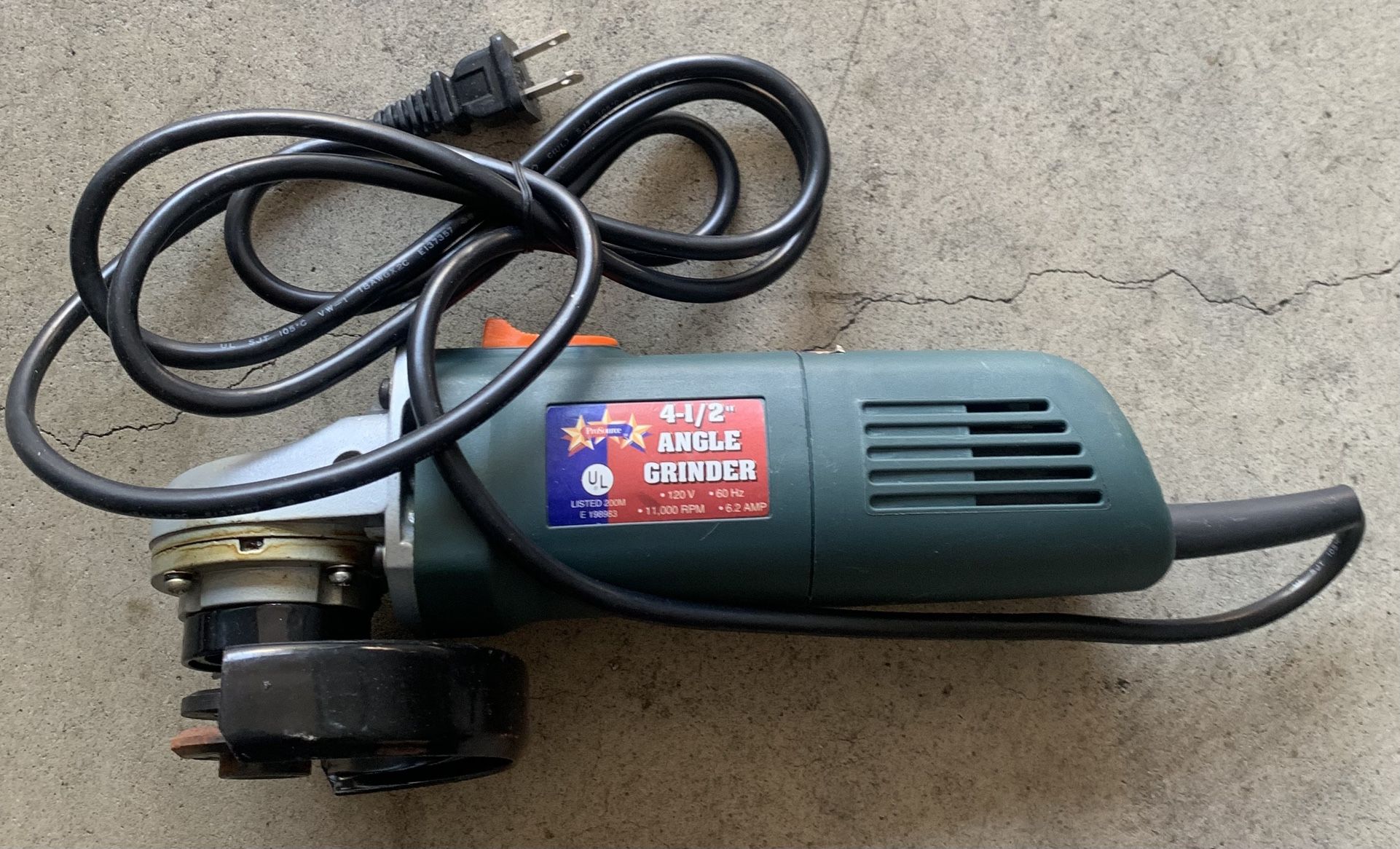 4 1/2 Inch Angle Grinder Electric Tool