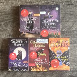 Charlaine Harris Books: Club Dead Books (Lot of 5)