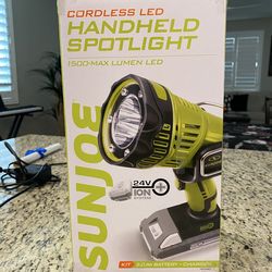 Cordless Spotlight flashlight