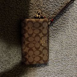 Coach Large Wristlet 