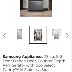 Counter Depth Samsung Refrigerator 