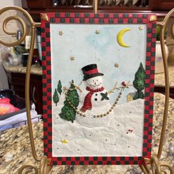 New Snowman Wall Hanging