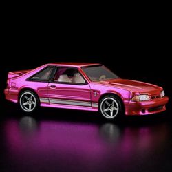 Hot Wheels RLC Exclusive Pink 1993 Ford Mustang Cobra R 