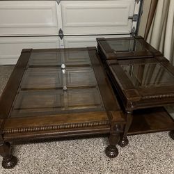 Wooden Coffee Tables and side tables 