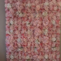 acrylic flower wall 