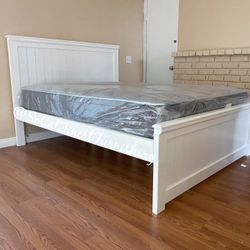 New Queen Bed With Mattress