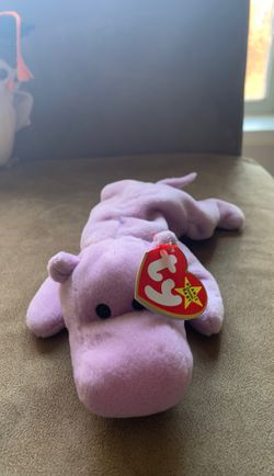 Happy the hippo beanie baby