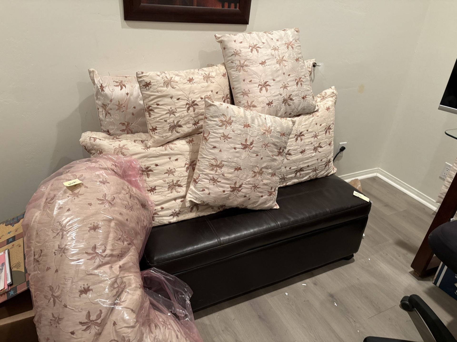 Unfolding Ottoman doubles as Bed