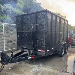 Big Tex dump trailer clean title 7x12 box electrical brakes title in hand!!