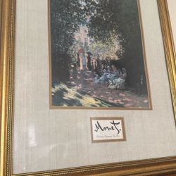Claude Monet Painting