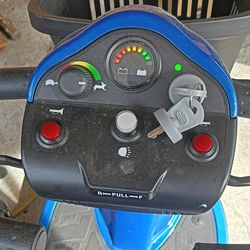 Golden mobility scooter