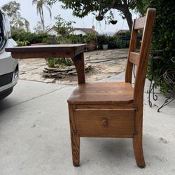 Antique Student School Desk 