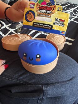 Gold Glitter Edition RMS Blue Squishy Dumpling