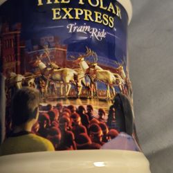 Polar Express Train Ride Set With Bag And Two Mugs