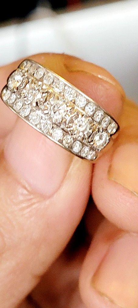 Zales 14k White Gold Engagement Ring Vvs Dimonds.!!! Huge Deal Limited Time!!!