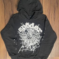Black White Sp5der Hoodie