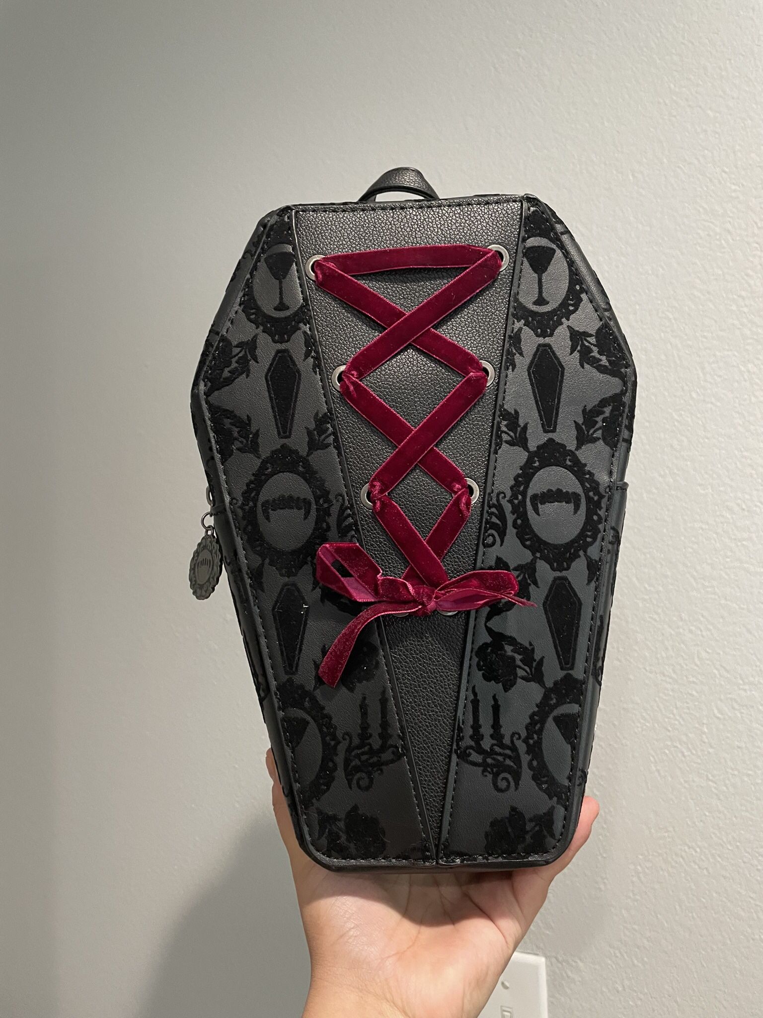 Interview With A Vampire Goth Coffin Black Backpack 