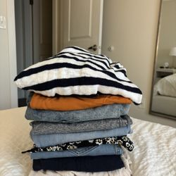 Size Small, 9 Pieces Of Women’s Clothing 
