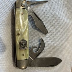 Original Boy Scout Knife W/Mother Of Pearl