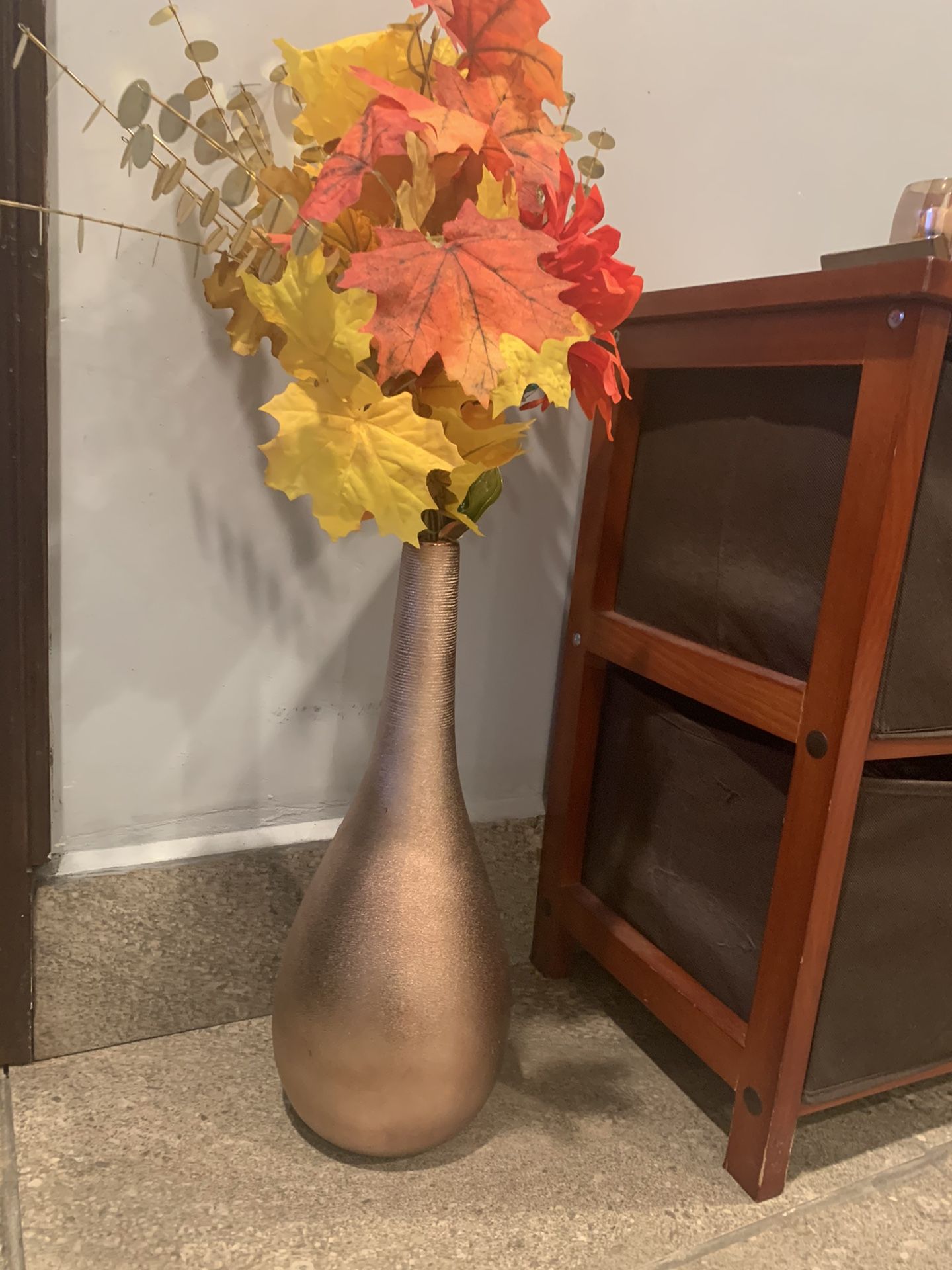 Decorative Vase With Artificial