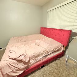 Pink King Bed Frame
