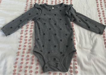 12m Carter’s Baby Girl Polka Dot Onesie Set
