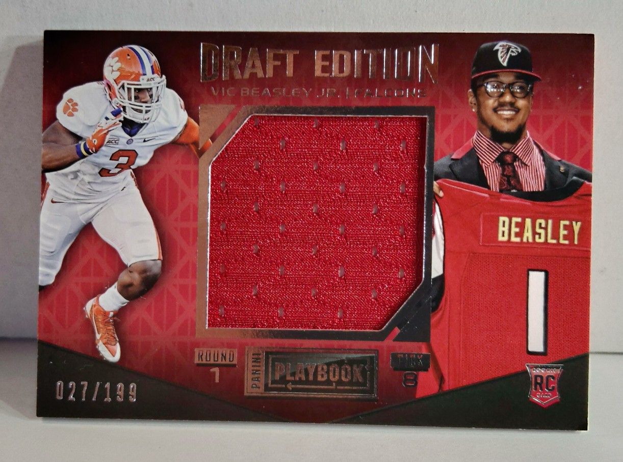 Vic Beasley Jr. - 2015 Panini Playbook #DE-VB