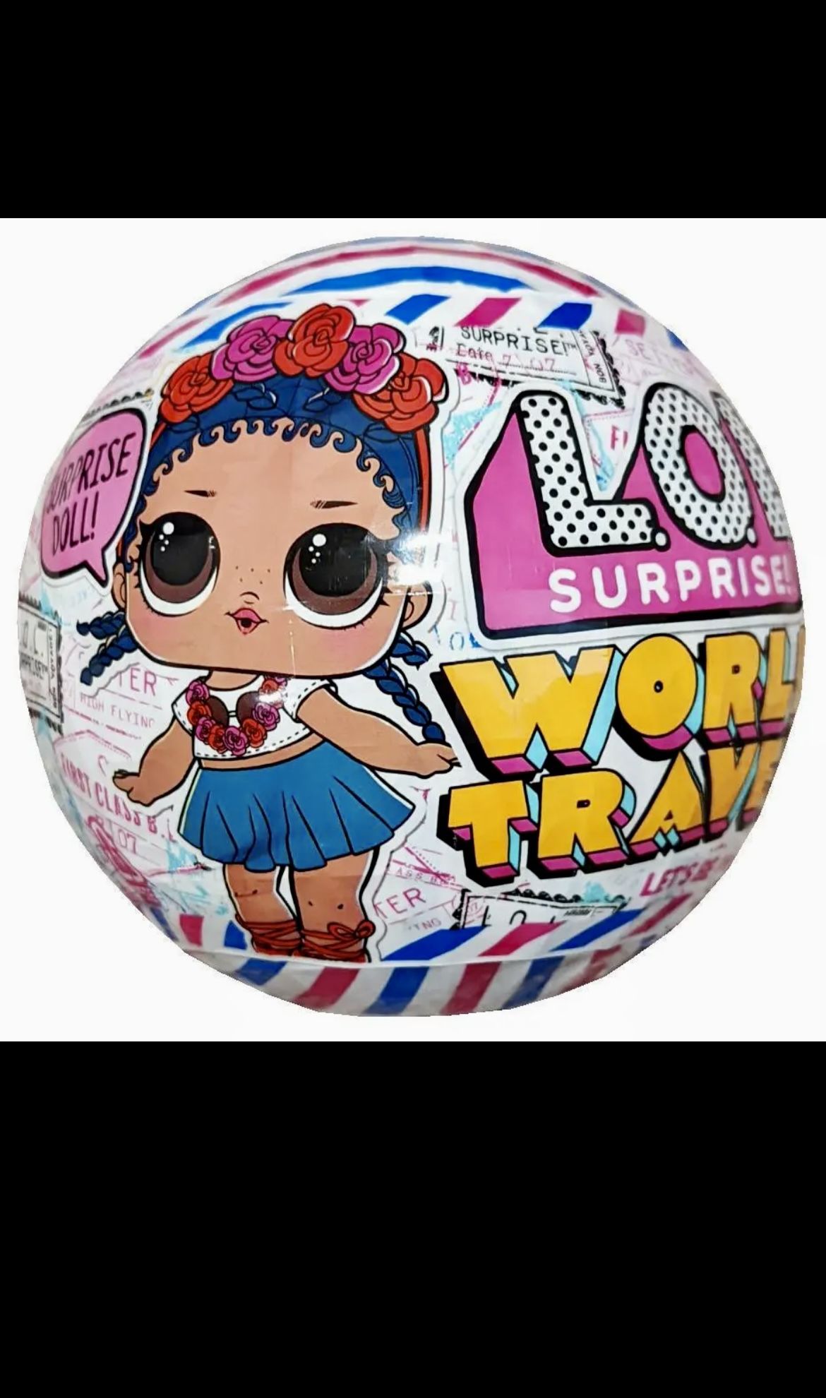 LOL Surprise World Travel Tots Ball with 8 Surprises Mini Doll New And Sealed 