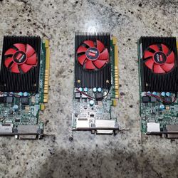 3× AMD Radeon R5 430(C869) 2GB GDDR5 Graphics Card (Low-profile)