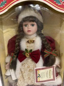 Dollex Holiday Lane Tamara Special Edition Porcelain Doll Handpainted