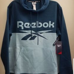 REEBOK CLASSIC REM233FH25002 MEN'S HOODIE SWEATER SIZE MEDIUM MAJOLICA BLUE REGULAR FIT BRAND NEW WITH TAGS CHECK OUT THE REST OF MY OFFERS. 