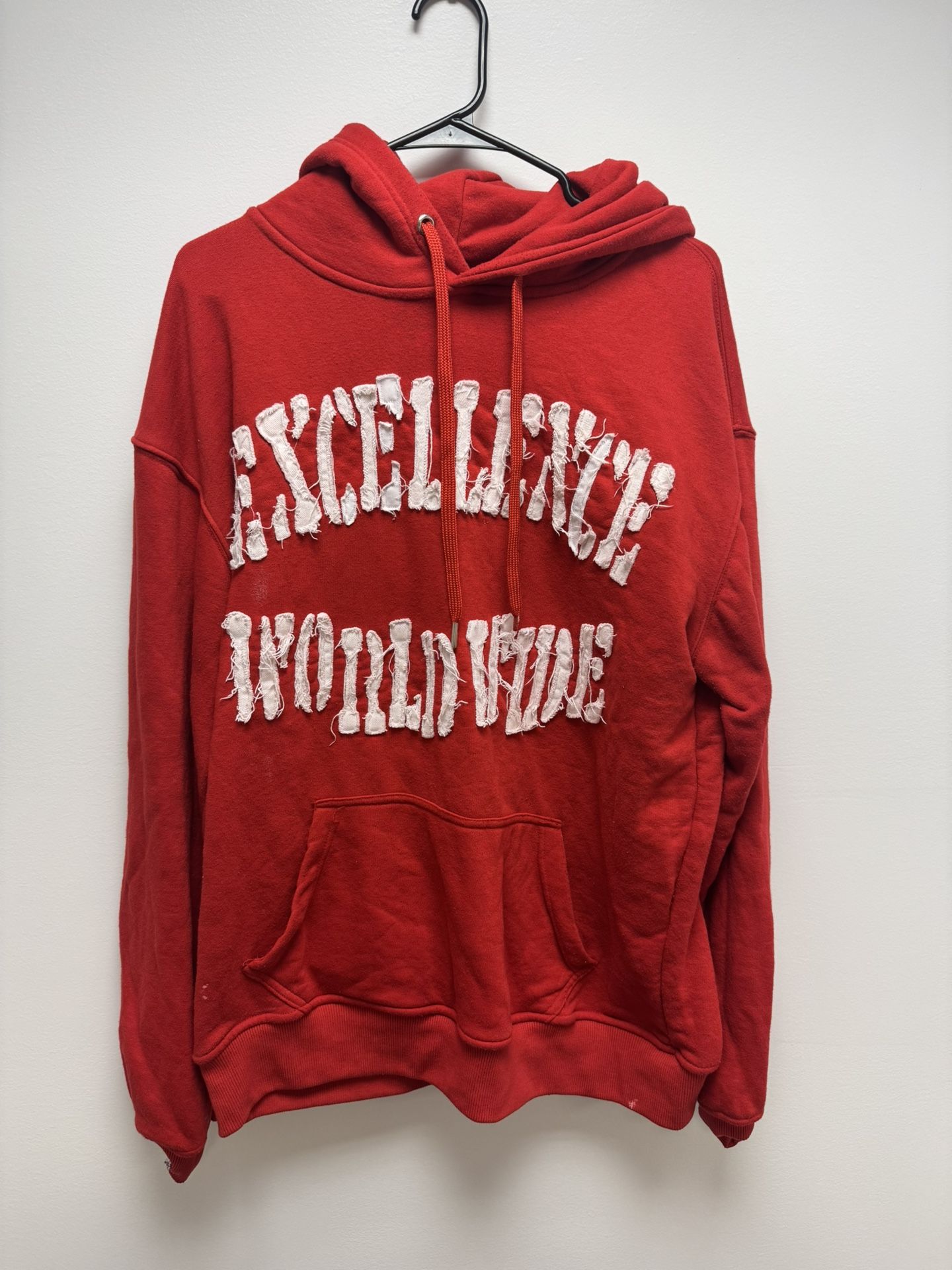 Excellence worldwide hoodie, red