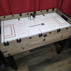 MD Sports 3in1 Air Hockey Pool Foosball Table