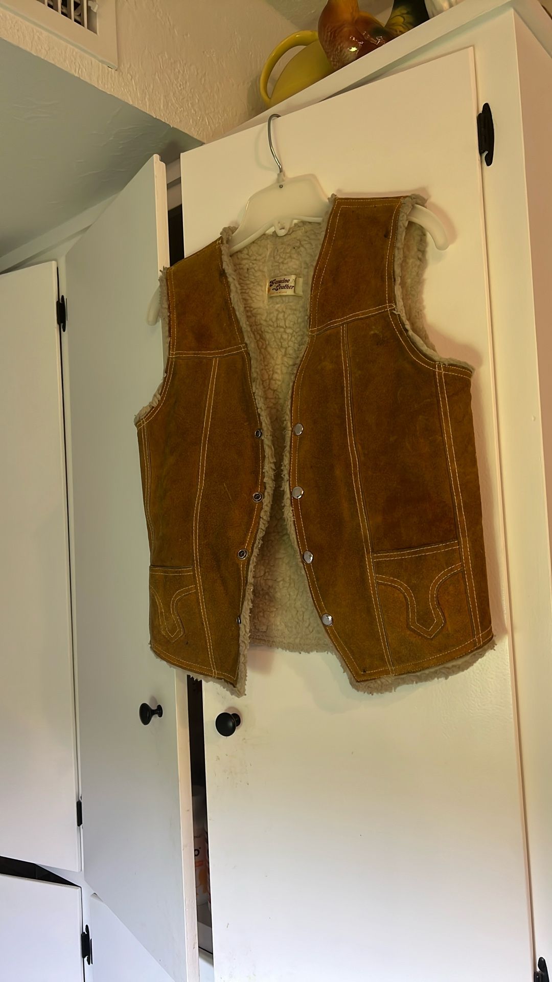 Leather Suede Vest