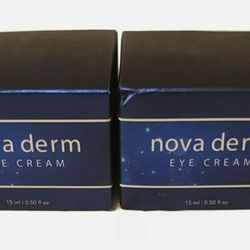 2 NOVA DERM EYE CREAM (0.50 fl oz each)