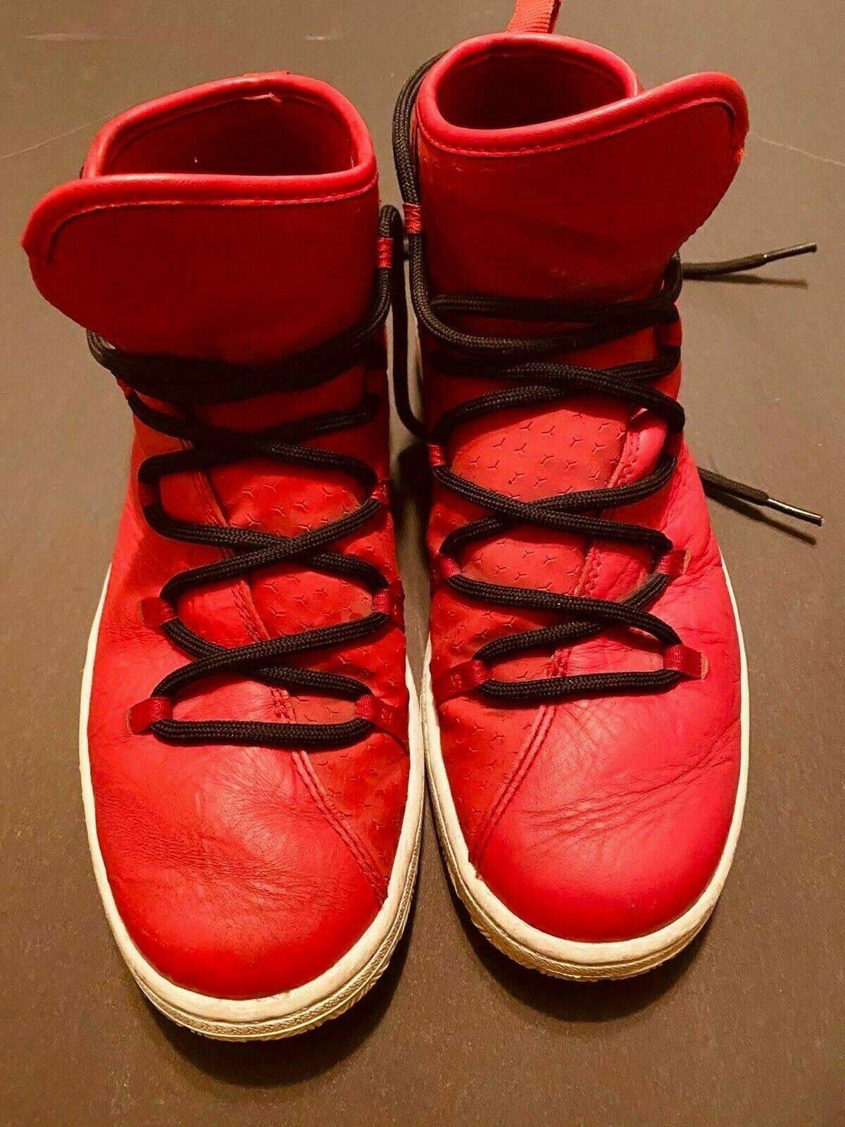 Nike Jordan Galaxy Gym Red Leather Air Jordan Basketball Shoes US 8 UK 7 EU 41