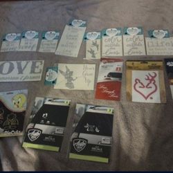 40 Brand New Factory Sealed Window Decals Will Not Separate