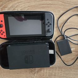 Nintendo Switch with Zelda Case, Dock & Charger