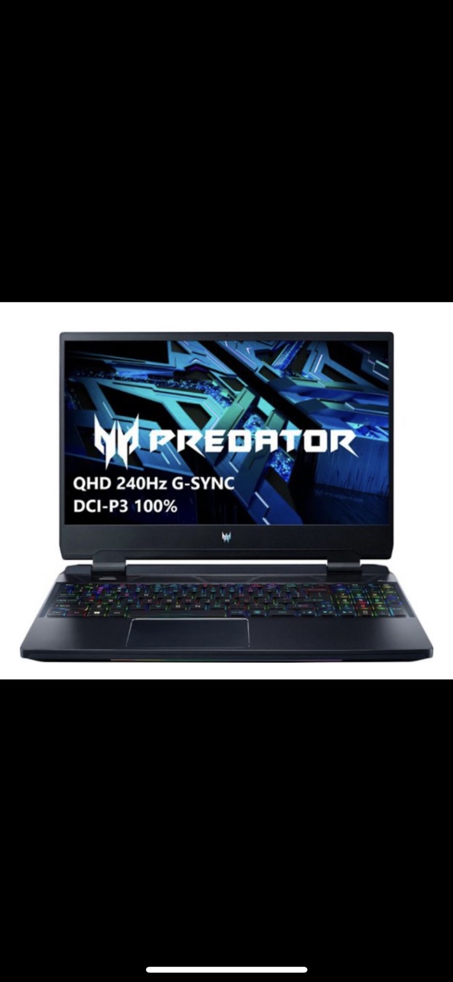 Acer - Predator Helios 300 - 15.6” QHD 240Hz Gaming Laptop