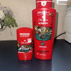 Old Spice Body Wash And Deodorant Set Bearglove 24oz Set 