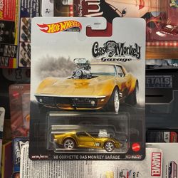 Hot Wheels Car Culture 68 Corvette Gas Monkey Garage