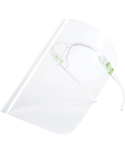 Plastic face shields