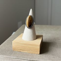 Tigers Eye Statement Ring ( firm on price ) 