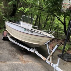 1987 Sea Nymph Center Console W/ 1996 Johnson 60hp