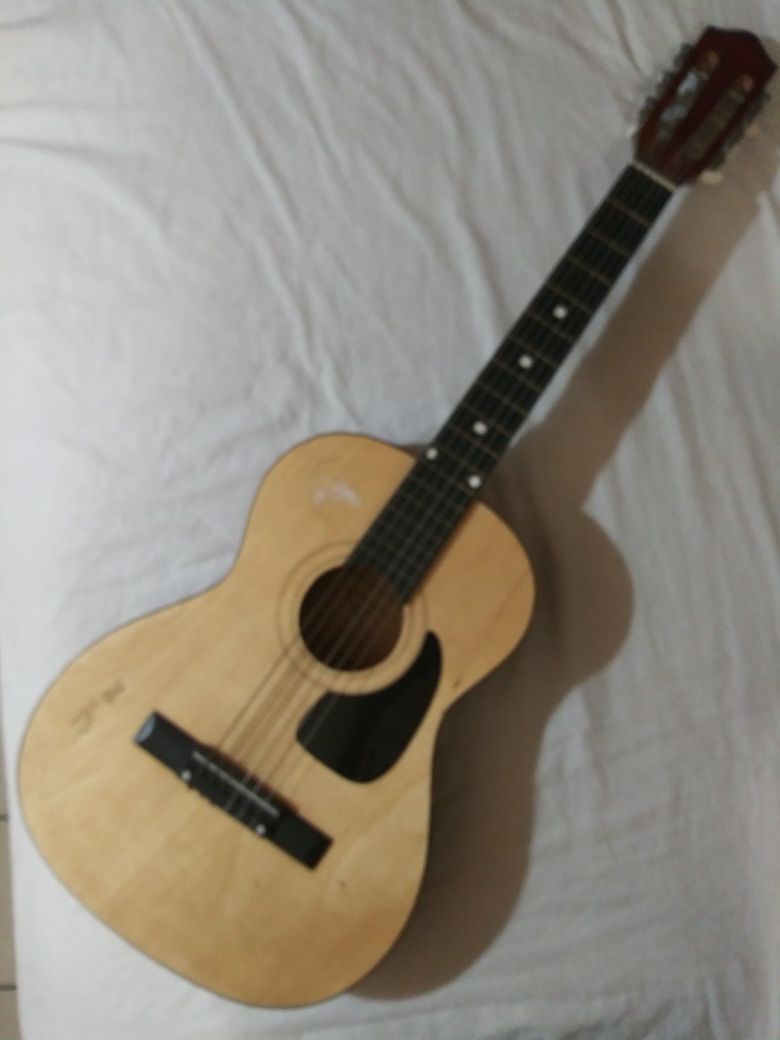 Acoustic / Classical Synsonics Guitar For Parts Or Salvage