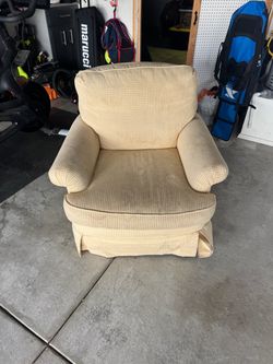 Chair and ottoman