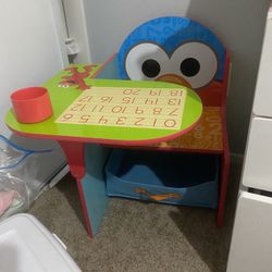 Elmo Desk For Toddler/preschool