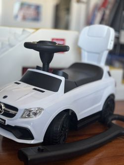 Best Ride On Cars® Mercedes 3-in-1 Push Car in White